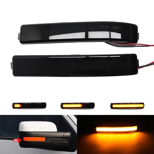 Bil LED Dynamisk Blinklys Bakspejl Sidespejl Lys til F-Series 2009-2014