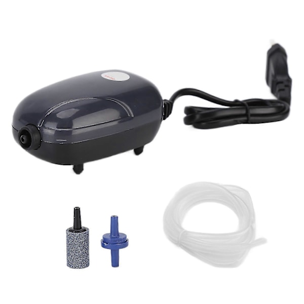 Liten Oksygenpumpe Profesjonell Stille Akvarium Luftpumpe 220V EU Plugg for Fiskeoppdrett Enkelt Hull 2025th