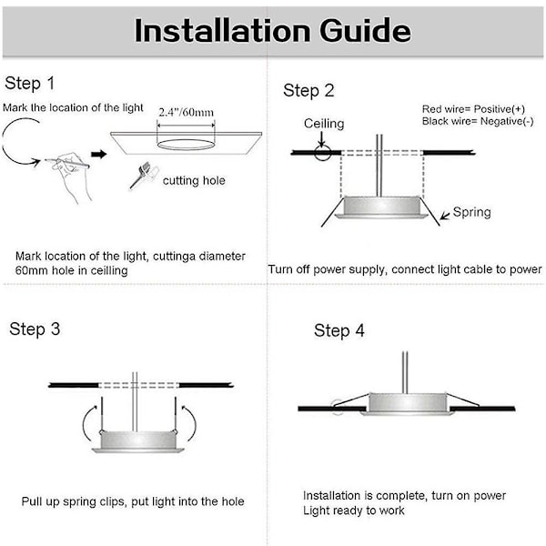 5W LED Nedfelt Lys Downlight med IR Fjernkontroll 16 Farger & 4 Blinkende Moduser Dimmbare RGBW Fargeskiftende Flomlys Taklampe