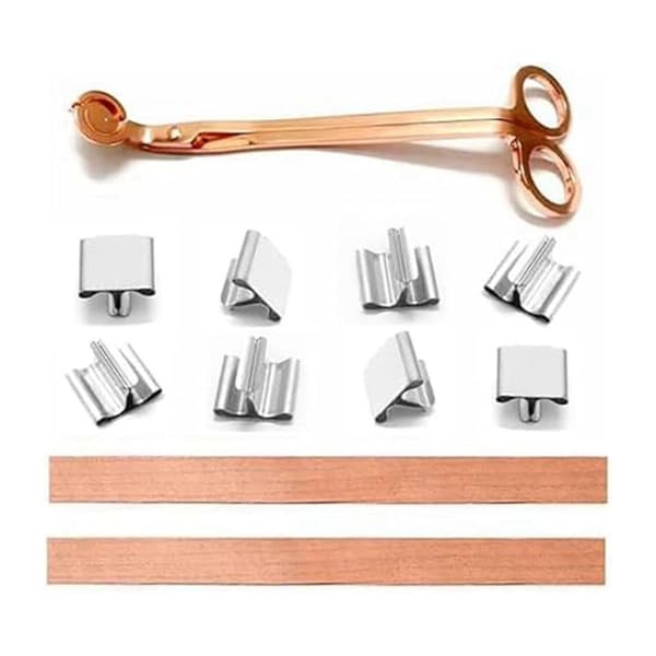 Trepinner til Lys, Trepinner med Vekeklipper, Lyslaging Sett for DIY