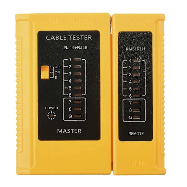 Netværkskabel Tester Testværktøj Rj45 Rj11 Rj12 Cat5 Cat6 Utp Usb Lan Wire Ethernet Kabel Tester(batt