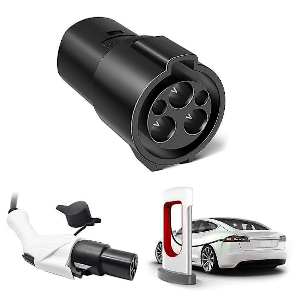Laddare Pistol Adapter Snabb Laddningsomvandlare för Model Y S X 3 Elfordon