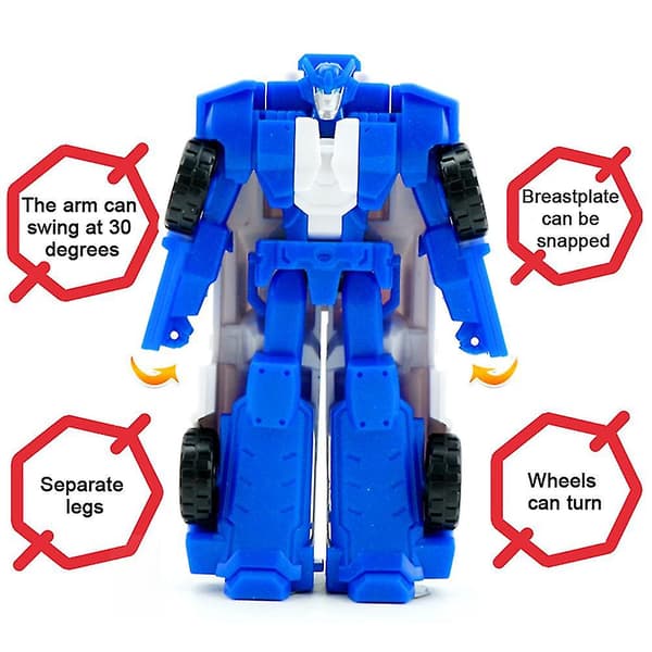 Heroes Power Rangers, Actionfigur Vogn Deformation Robot Legetøj til 3 år og derover