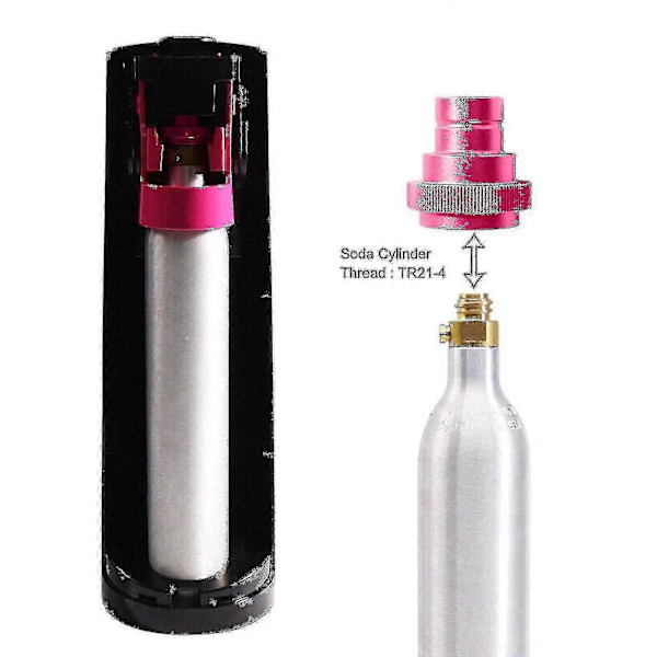 Snabbanslutningsadapter Co2 Kompatibel Sodastream Vattenspridare Duo Art, Terra, Tr21-4 gx20241206321