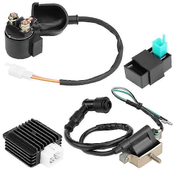 ATV Quad 50cc 70cc 90cc 110cc Regulator Ensretter Starter Relæ Tændspole CDI Boks Sæt
