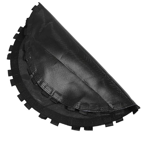 1 stk Sort Trampolin Udskiftningshoppematte Rund Trampolinmatte med Kroge