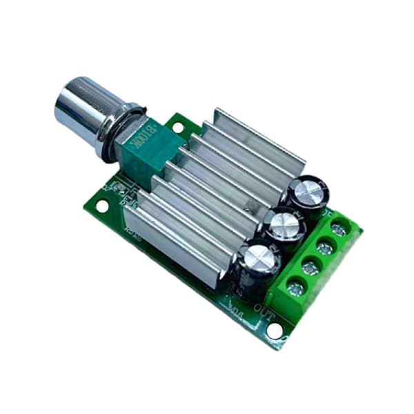 PWM DC Motor Hastighetskontroller 12V 24V 10A Justerbar Hastighetsregulator Dimmer Kontrollbryter for Vifte