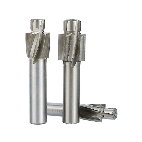 5-delad Guide Slotted Countersunk Fräs M3-m8 4-tandad HSS-fräs