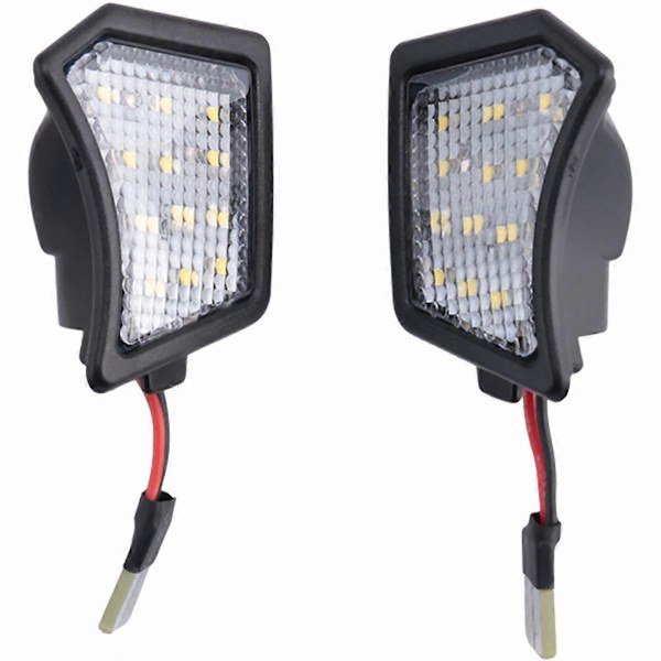 2 st LED-lampor under spegel, välkomstlampor för C30 C70 S40 S60 S80 V40 V50 V70 XC70 XC9