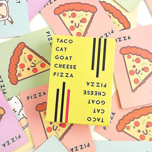 Uusi Taco Cat Goat Cheese Pizza Korttipeli Perheen Juhlapeli Hauska Peli Lahja Leikkipeli Shytmv