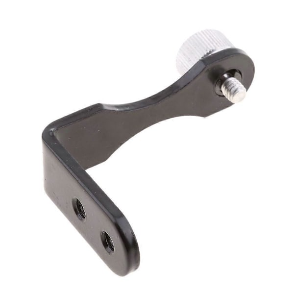 Svart Metall DSLR/SLR Kamera/Teleskop Hållare Stativ Adapter Fäste L-formad Fixerad