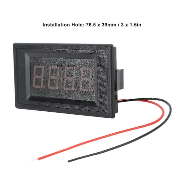 3 1/2-siffrig strömmeter Hög noggrannhet ICL7107 0,56 tum LED-display Ammeter DC 10A-område Blå