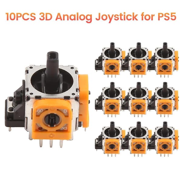 10 stk. 3D Analog Joystick til Trådløs Controller 3D Joystick Sensor Modul Potentiometre til Spilkonsol