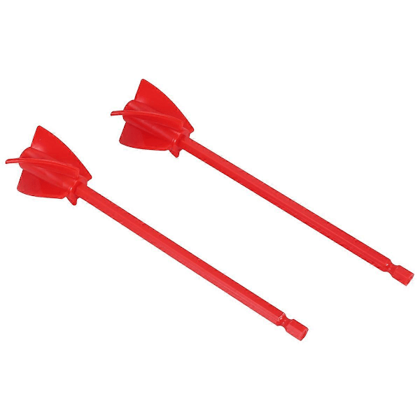 Resin Mikser Padler, Epoxy Mikser Feste for Drill, Gjenbrukbar Maling Rører Drill Feste (2 stk)