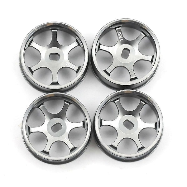 4 stk RC Bil Drift Dæk Metal Hjul Nav til 1/28 MINI-Z MINI-Q GLA IW04 RC Bil Opgraderingsdele