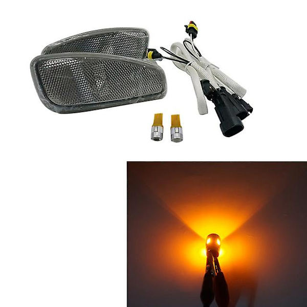 Bil Side Refleksion Advarsel Blinklys Lampe Forreste Blinklys Lys Til 2014-2017 Røg Bla