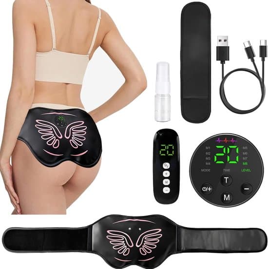 Buttocks Trainer for Women - Hip and Glute Stimulator - Black