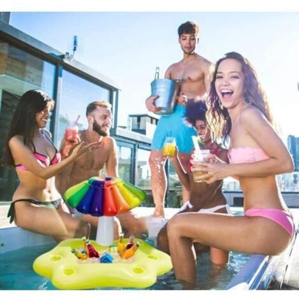 Flydende Poolbar. Voksen Pool Float. Oppustelig Poolbar. Pool Float. 95x55x65cm