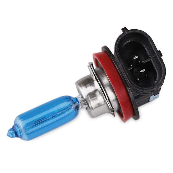 2 stk. H9 12V 65W 5500K-6000k Halogenlys Xenon Look Blå Diamant Lys Billys Kvalitetslykter AAA Grade