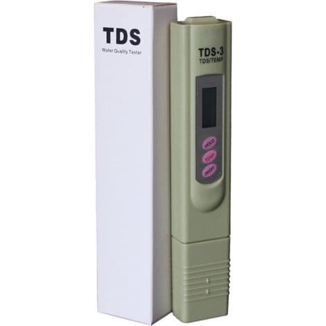Digital LCD TDS-testare mäter vattenkvalitet PPM Temperatur Hydroponisk Akvarium Pool Spa