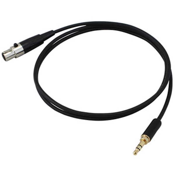 3,5 mm Jack til 3-polet Mini XLR Hun til BM800 PC Hovedtelefon Mixer Mikrofon Stereo Kamera Forstærker