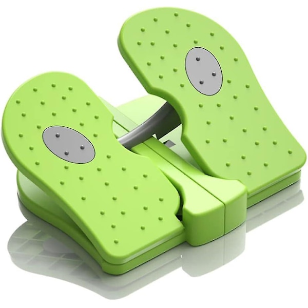 Mini Stepper Under Desk Exerciser Fotpedal Fällbar Fitness Trappsteg Grön Pedal Exercisers