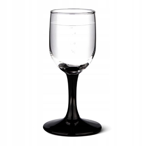 Sorte shotglas til likør og vodka 35 ml 6 stk