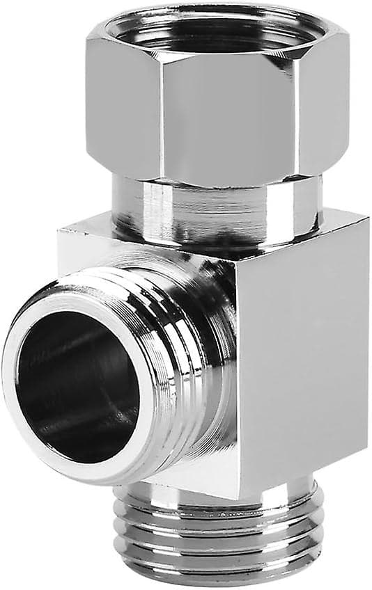 Bruseslange T-adapter 3-vejs Diverter Slange Adapter Fitting Tee, T-formet Adapter Forbindelse @-6
