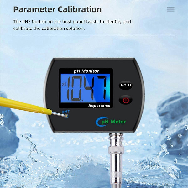 Digitalt PH-meter Akvarium Drikkevand Online PH-monitor Professionel Nøjagtig Vandkvalitetstester EU-stik