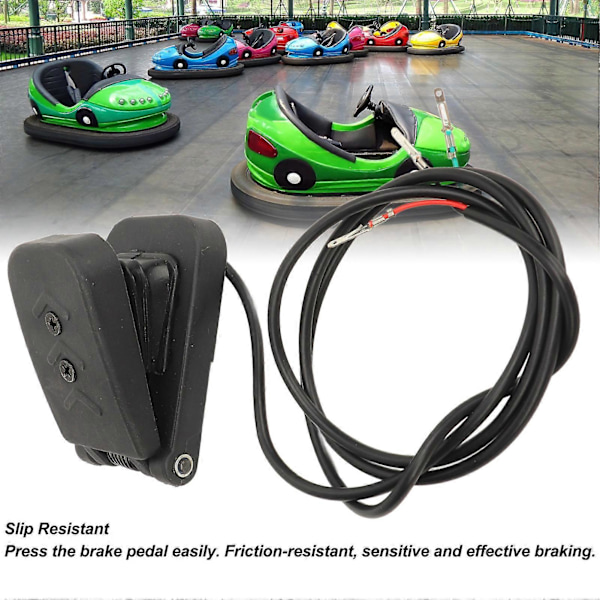 Elektroninen jalkapoljin kaasupoljin nopeudensäädin jarrupoljin sähköpyörälle Go Kart -ajoneuvolle maastoajoneuvolle
