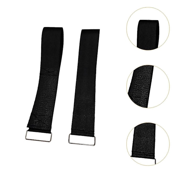 2 stk. Fotstropper til romaskin Elliptisk maskin Pedaler Stropper for menn kvinner