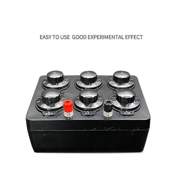 0-99999.9 Ohm Simpel Modstandsboks Præcision Variabel Dekade Modstand Undervisningsinstrument
