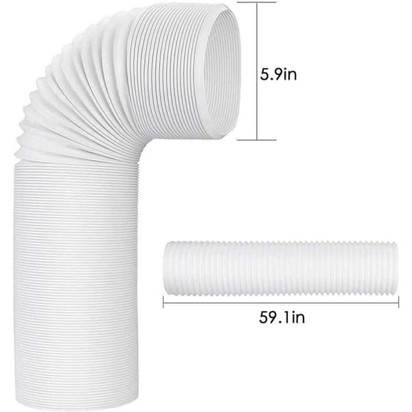 Laajennettava letku - Ilmastointilaitteen sovitin - PVC - Ø 15 cm - Pituus 2 m