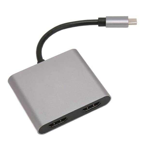 Typ C till Dubbel HD Adapter USB C till Dubbel HD Dockningsstation MST Multi Screen Display HD 4K Adapter