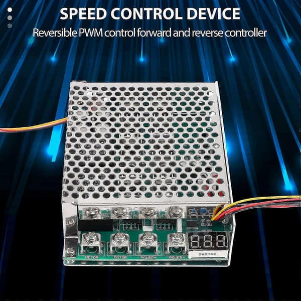 DC 10-55V 100A 3000W Motorhastighedsregulator Reversibel PWM-styring Frem og Tilbage-God
