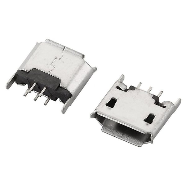 10 st Micro USB Typ B 180 Grader DIP 5-stifts Honkontakt för PCB-lödning