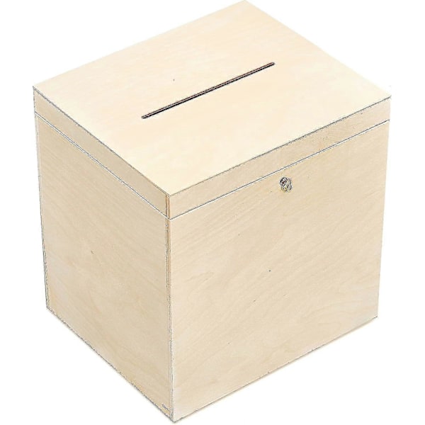 Tre Eske Med Lokk Kortboks Bryllup-YKY416 2025th
