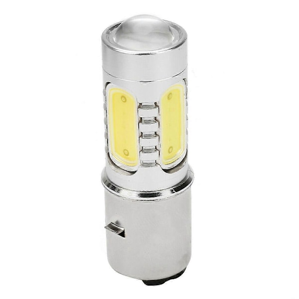 Moottoripyörän ajovalo 12V H6 BA20D 4 COB LED valkoinen polttimo, sopii mopoon, mönkijän ajovaloon