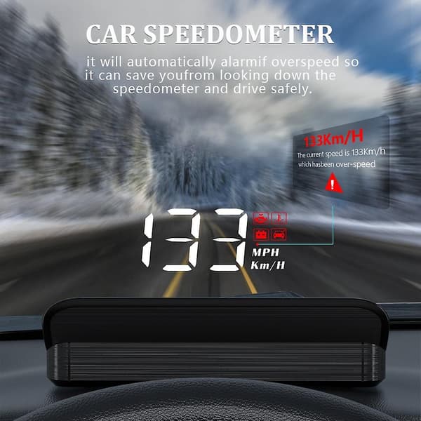 M3 Auto OBD2 -Up Display Bilelektronikk HUD Projektor Display Digitalt Bil Speedometer Tilbehør