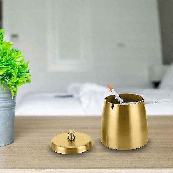 Tyrant Gold (med lock) Askkopp - liten