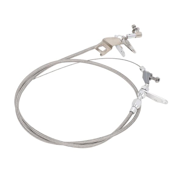 Kickdown-kabel i rustfrit stål 158 cm længde gaskabel udskiftning til 727 transmissioner