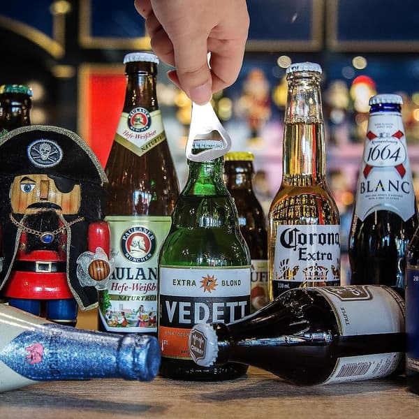 Flasköppnare, Bar Blade Ölflasköppnare Korkskruv Magnetisk Bartender Flasköppnare 6 st