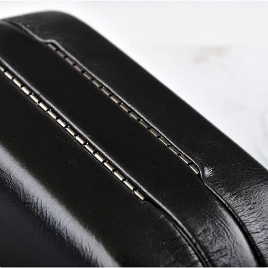 Reversible 15.8x7 cm Double-Layered Glasses Case with Mirror for Two Pairs, Black