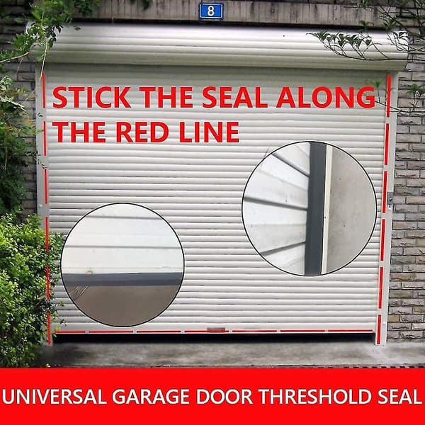 Universell garageportstätningstätningslist, Diy väderlistbyte