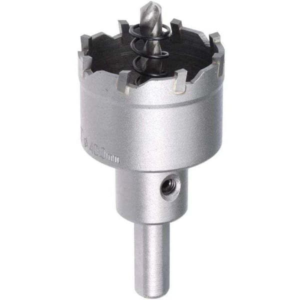 Hulsave i hårdmetal, 40 mm skærediameter til 0,5 mm-3 mm rustfrit stål