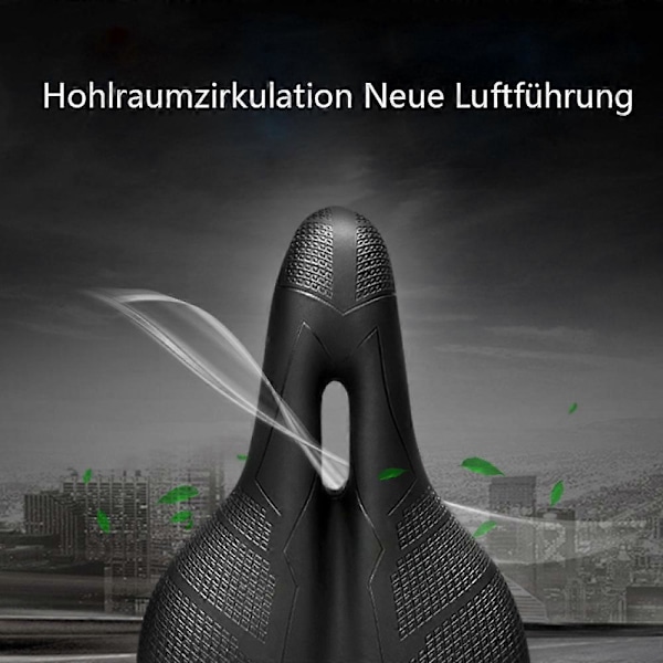 VELMIA Ergonomisk cykelsadel med memory foam för komfort