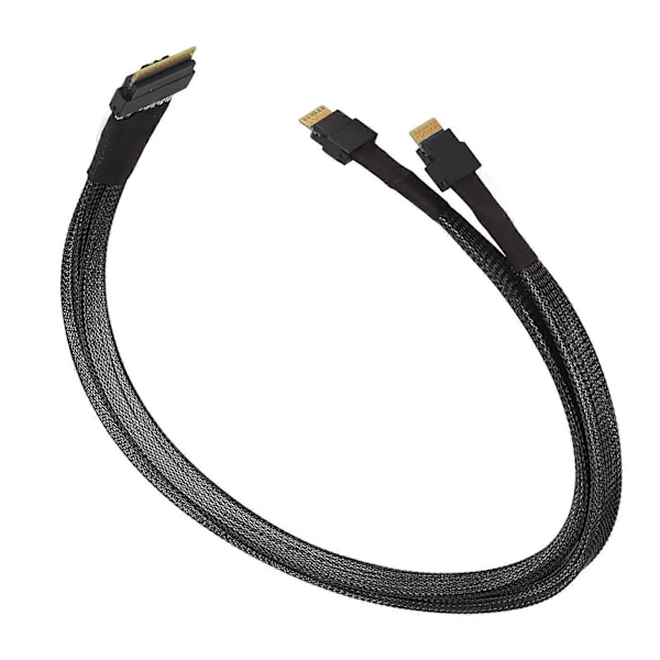 Mini SAS -kaapeli 24 Gbps Nopea tiedonsiirto SATA/ATA-liitäntä 0,5 m pituus SFF8654 8I - 2xSFF8654 4I -kaapeli