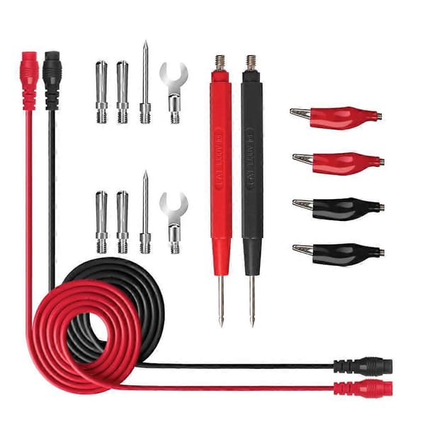 16 stk. Multimeter Test Probe Testledninger Kit Udskift Testledninger Prober til Digital Multimeter Krokodille