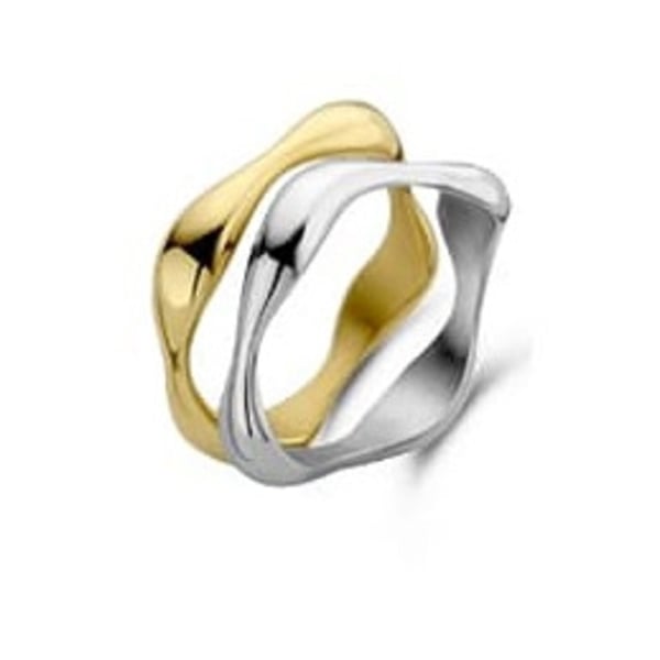 Victoria Gold and Silver Colored Ring Set, 2 pcs