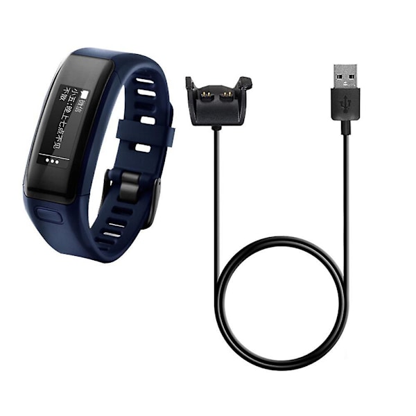 Smart Tilbehør USB Data og Oplader Cradle Dock Oplader til Garmin Vivosmart HR/HR+ Aktivitet